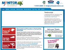 Tablet Screenshot of monitorpestcontrol.co.uk